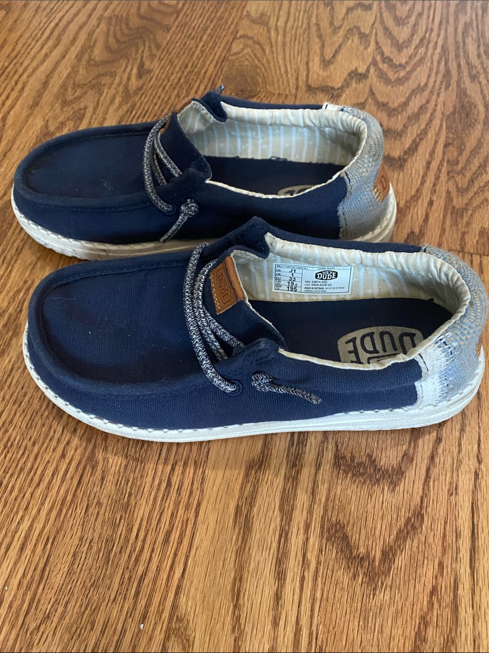 Hey Dude Kids Slip-On Canvas Shoes J1